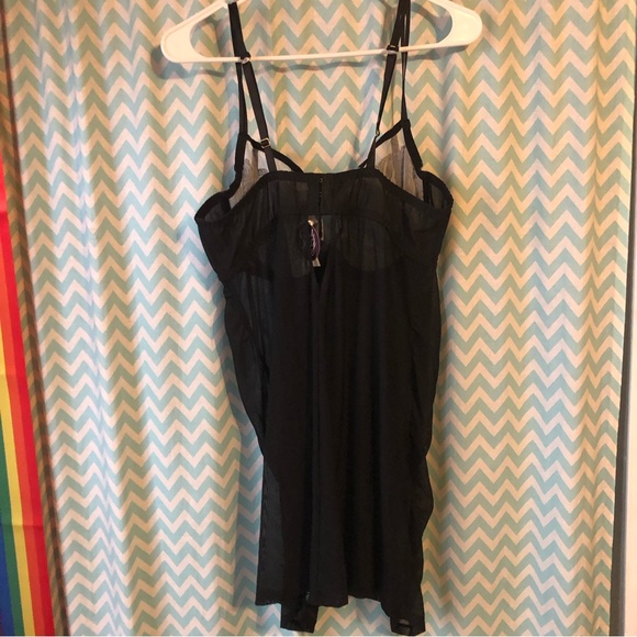 Lane Bryant Seriously Sexy black edgy underwire chemise size 18/20 NWT - Picture 10 of 10
